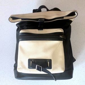 Coach Trek Terrain perforated leather back pack.